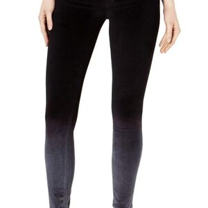 Hudson Jeans Nico Black Ombré Midrise Super Skinny Pant - 25/